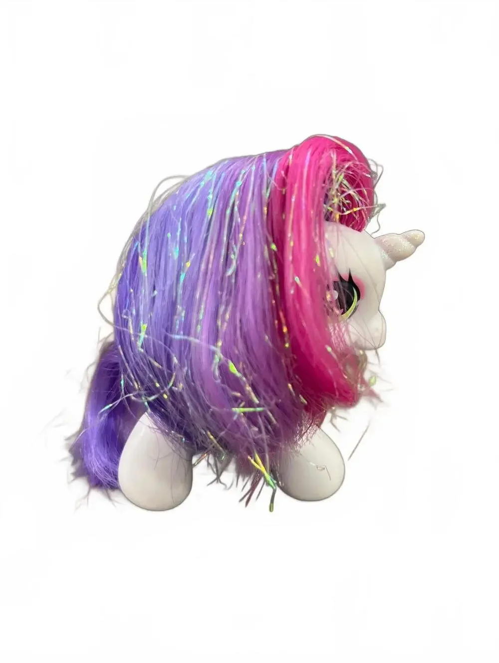 My Little Pony Sweetie Belle 2008 Generaion 3.5 Hasbro Unicorn with Glitter Hair